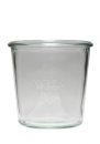 WECK-Sturzglas 1/2 Liter/580ml, Mündung 100mm  Lieferung ohne Deckel, Gummi und Klammern, bitte separat bestellen!